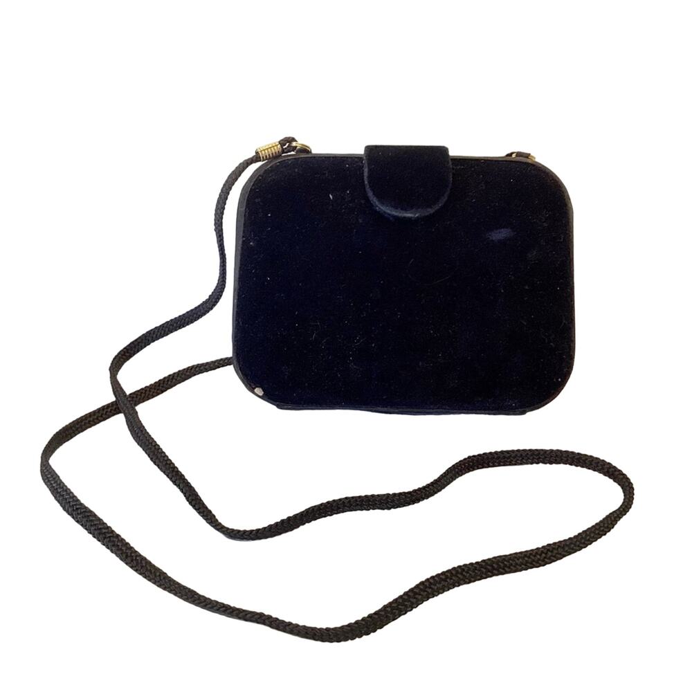 Black Velvet Evening Purse